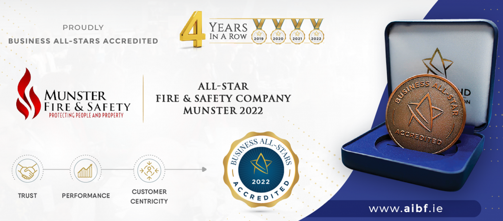 All-Star Fire & Safety Company Munster 4 years in a row